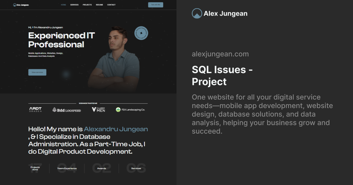 SQL Issues Project