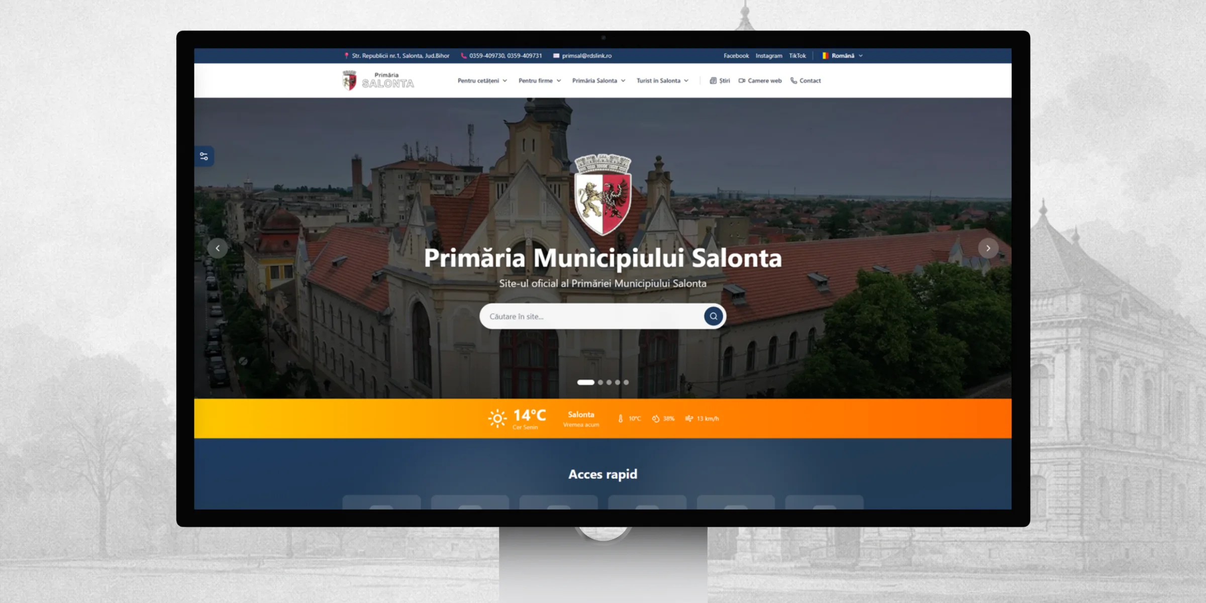 Primaria Municipiului Salonta website