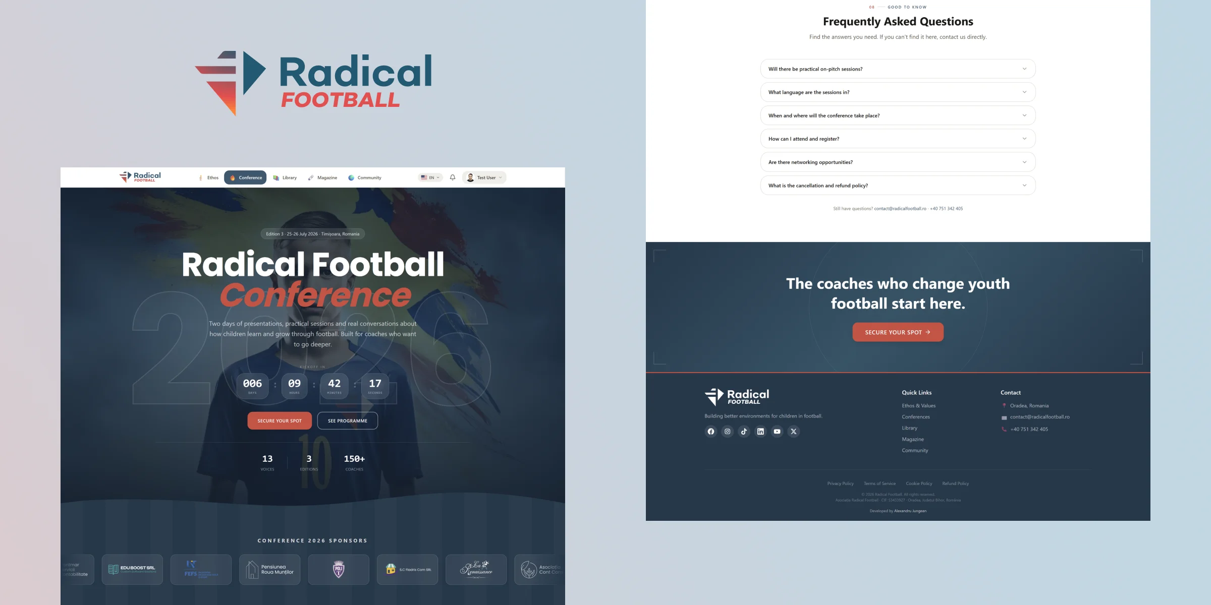 Radical Football Educational Platform